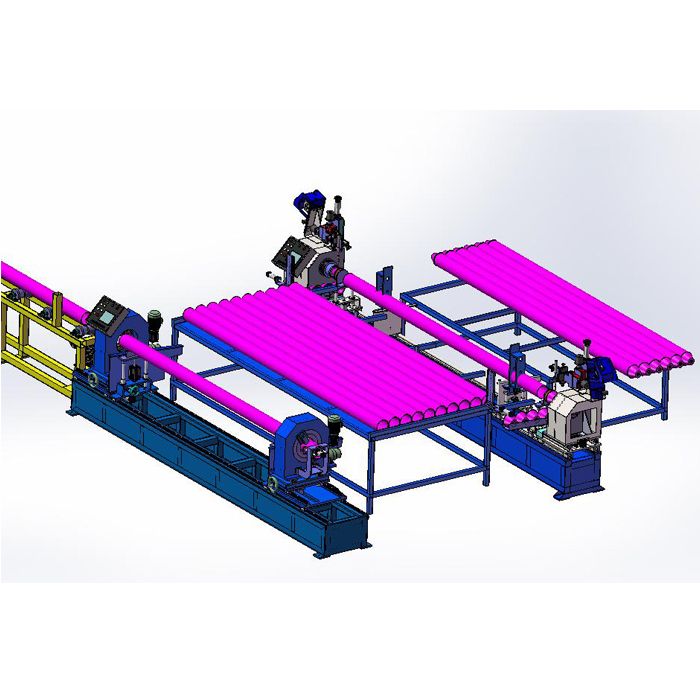 Talian Pengaliran Flange Pipa Keluli Steel Pipe Flange Production Line