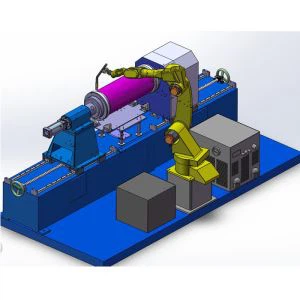 Mesin Kimpalan Robot untuk Tangki Bahan Api