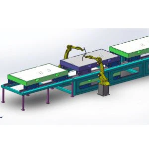 Penyelesaian Robot Welding untuk Panel Dinding Keluli